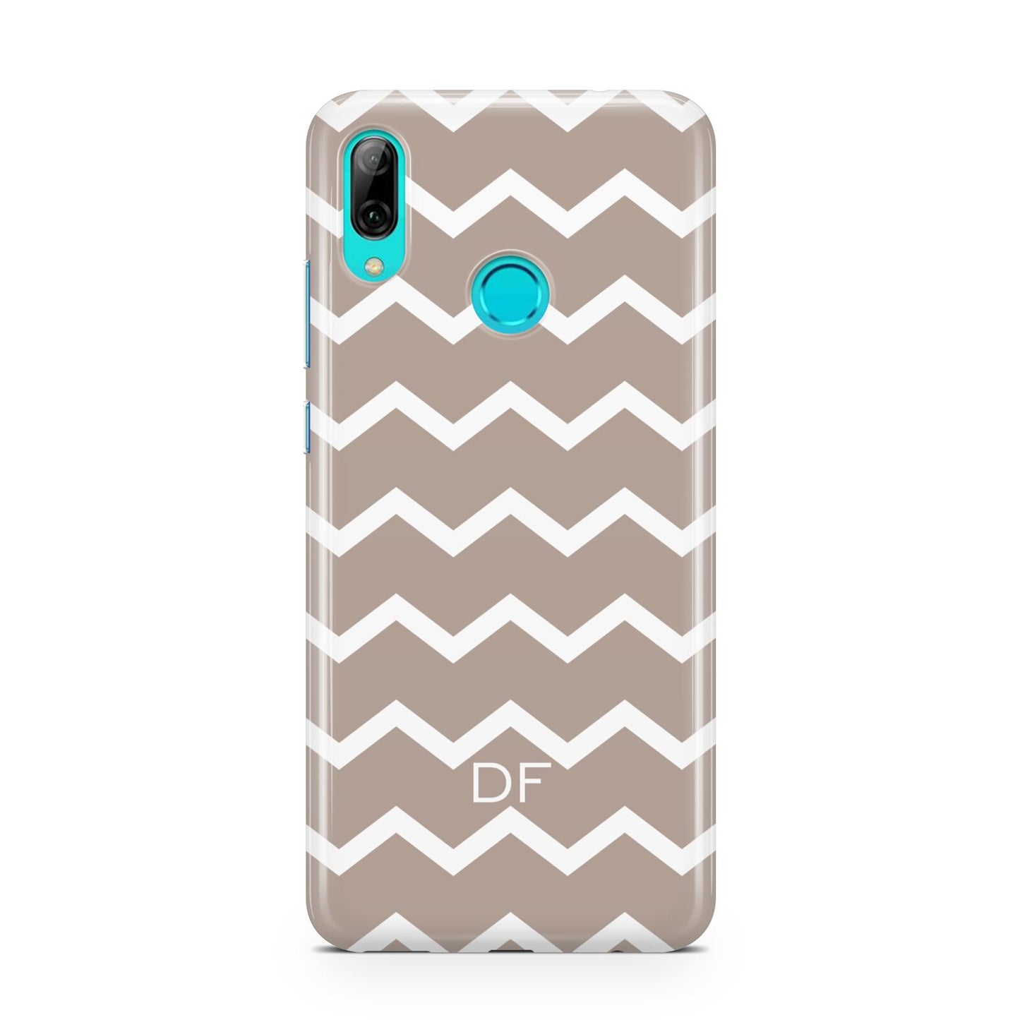 Personalised Chevron Beige Huawei P Smart 2019 Case