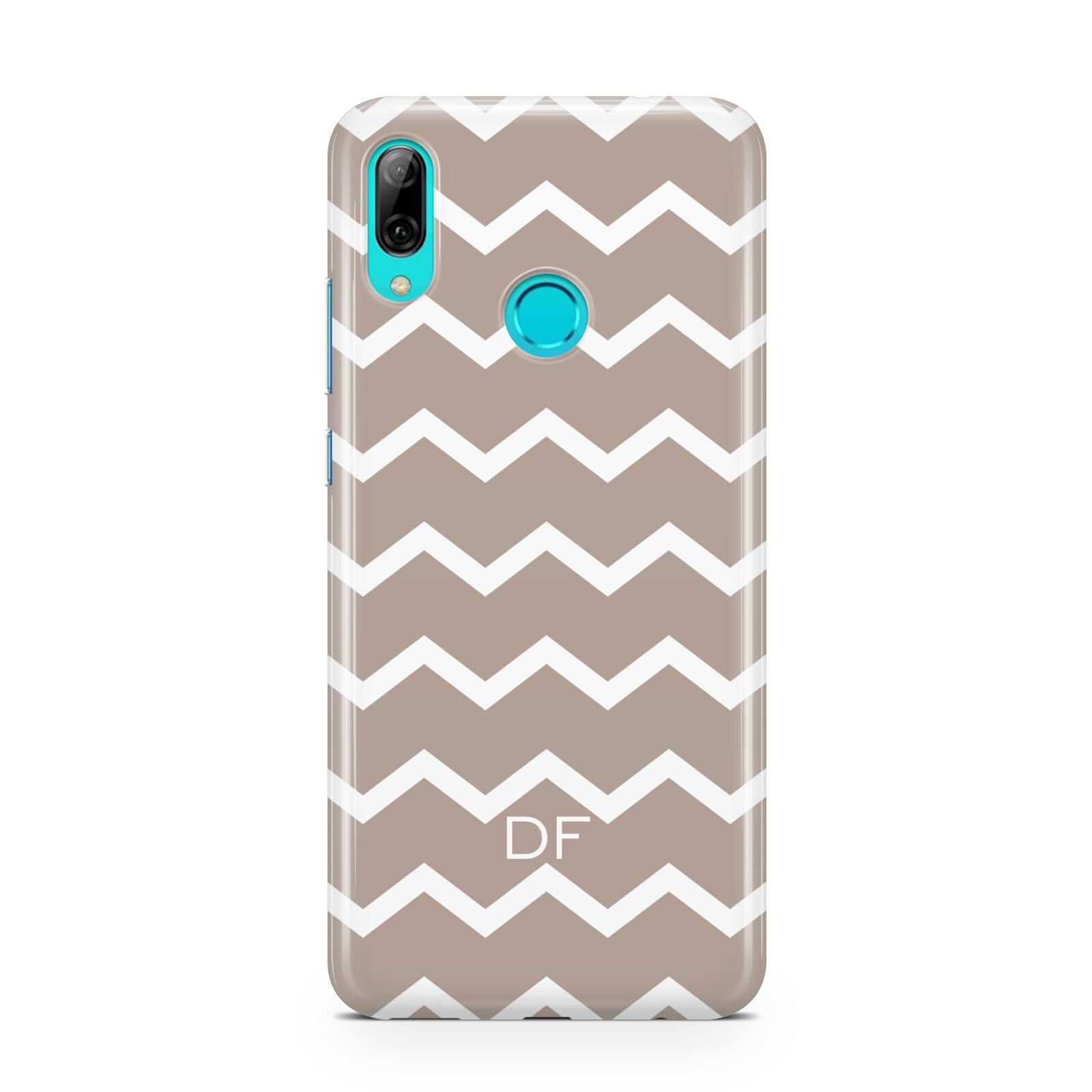 Personalised Chevron Beige Huawei P Smart 2019 Case
