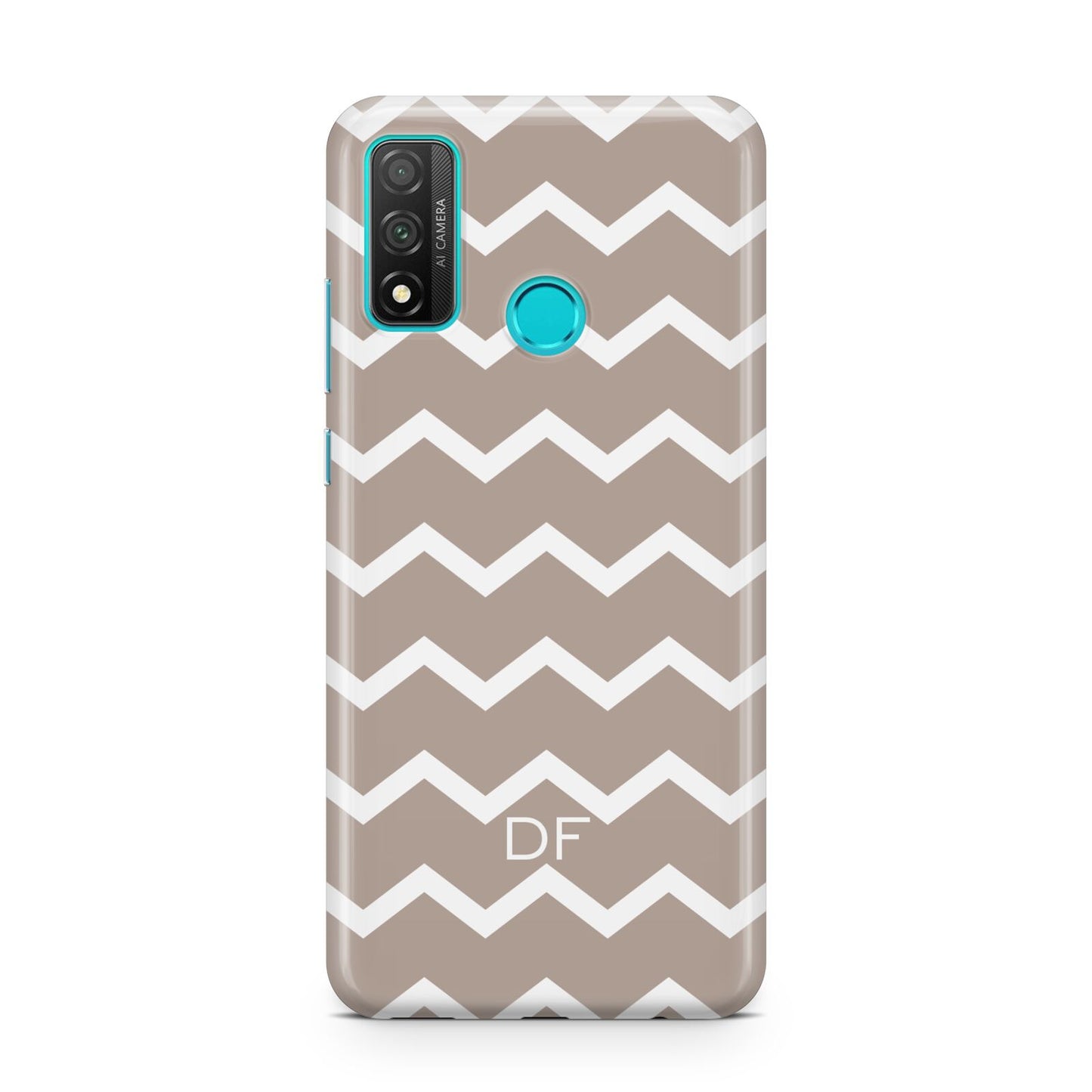 Personalised Chevron Beige Huawei P Smart 2020