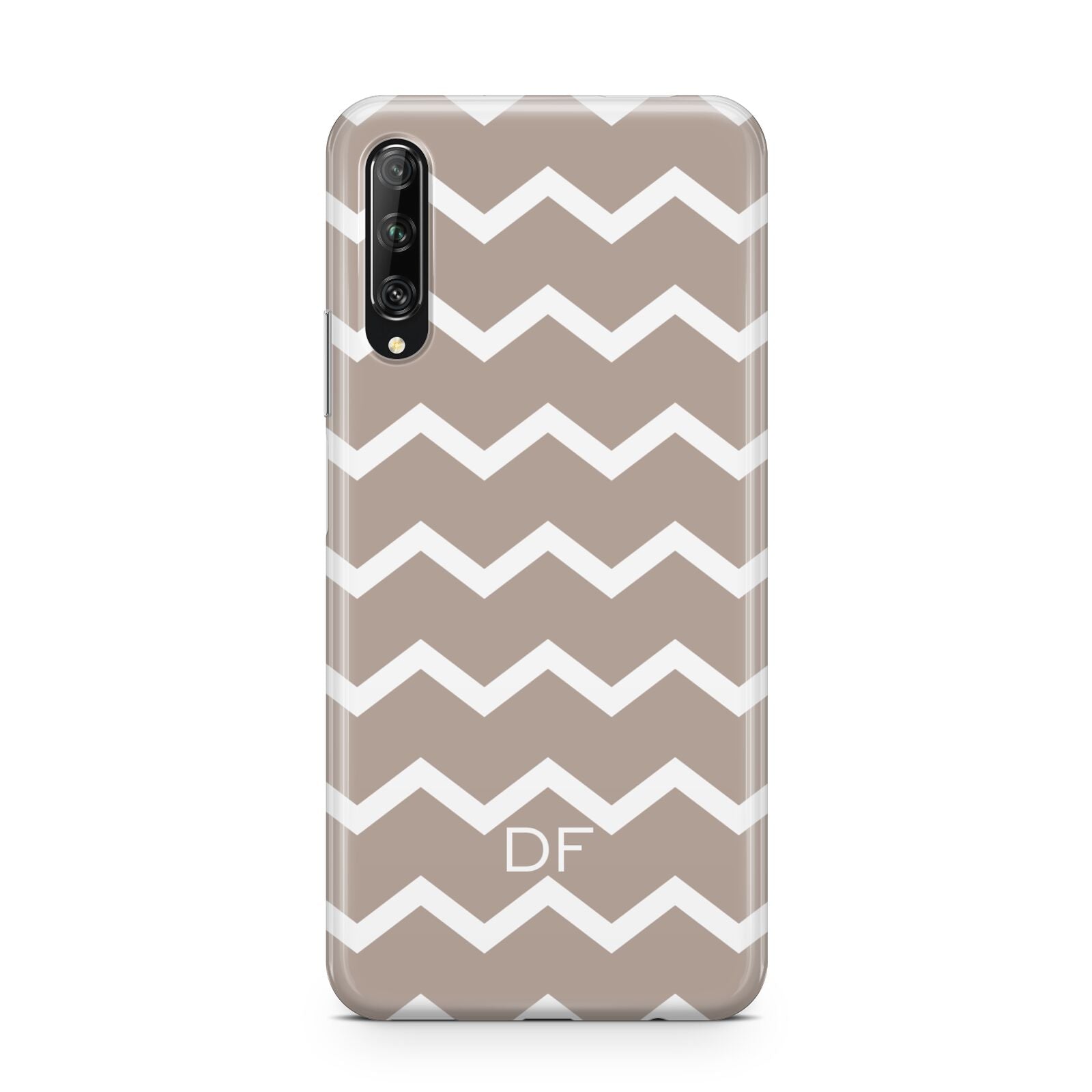 Personalised Chevron Beige Huawei P Smart Pro 2019