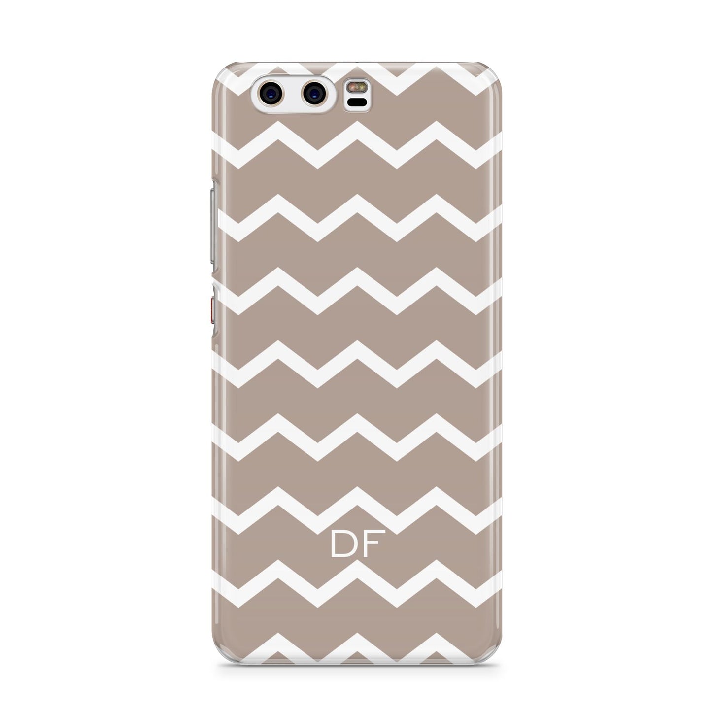Personalised Chevron Beige Huawei P10 Phone Case