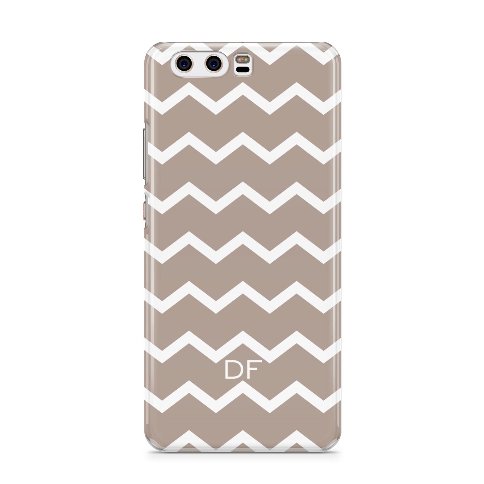 Personalised Chevron Beige Huawei P10 Phone Case