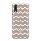 Personalised Chevron Beige Huawei P20 Phone Case
