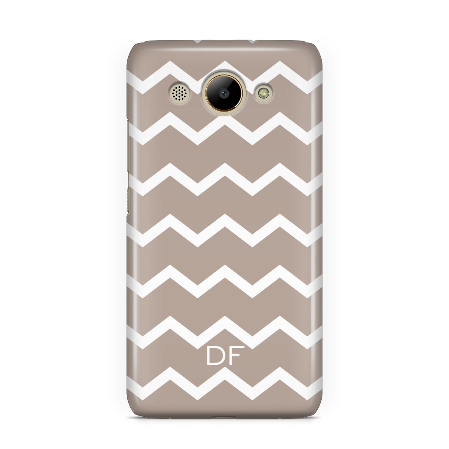 Personalised Chevron Beige Huawei Y3 2017