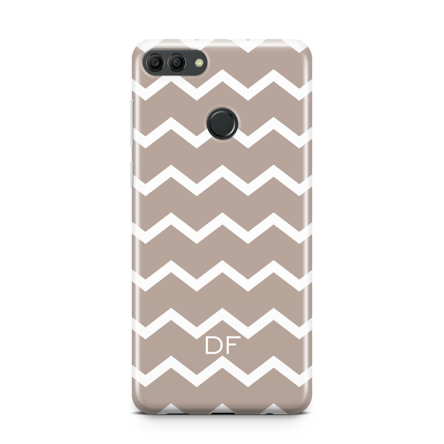 Personalised Chevron Beige Huawei Y9 2018