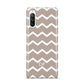 Personalised Chevron Beige Sony Xperia 10 III Case