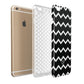 Personalised Chevron Black Apple iPhone 6 Plus 3D Tough Case