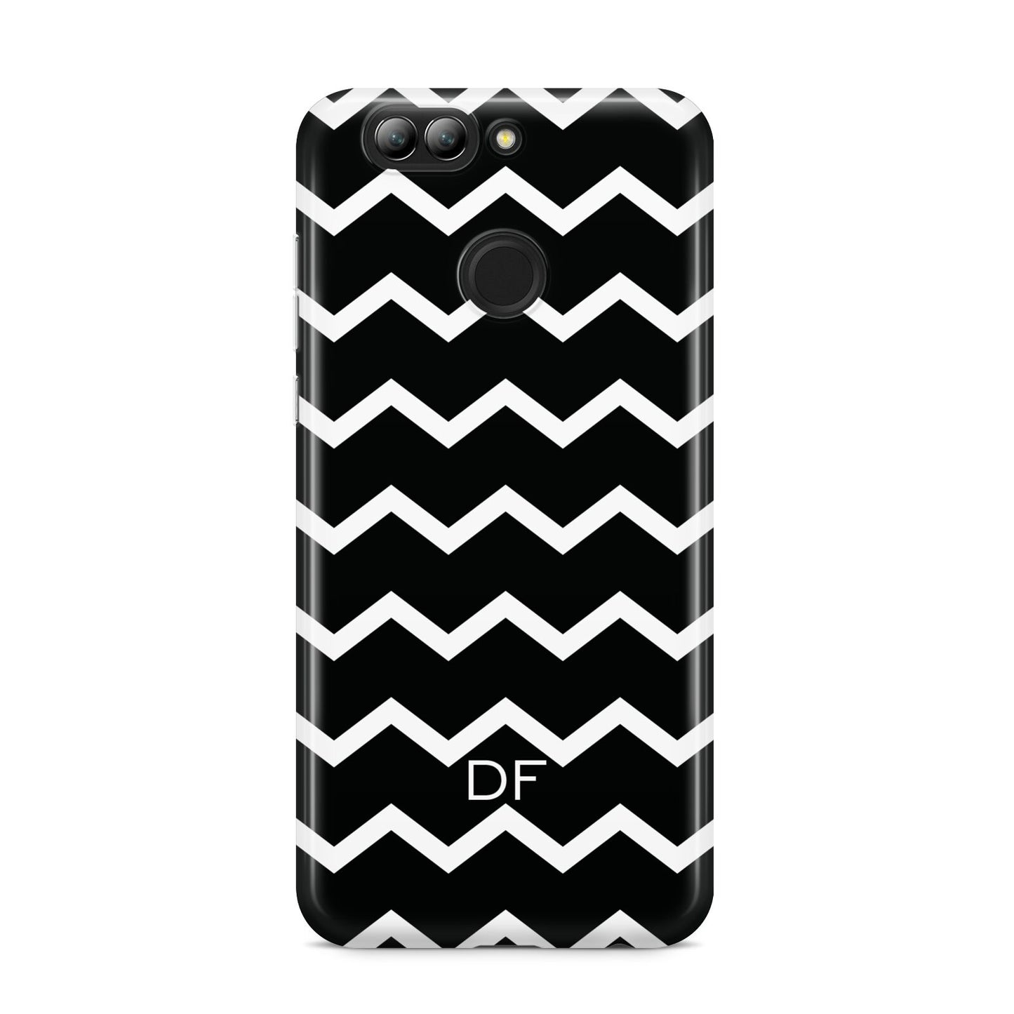 Personalised Chevron Black Huawei Nova 2s Phone Case