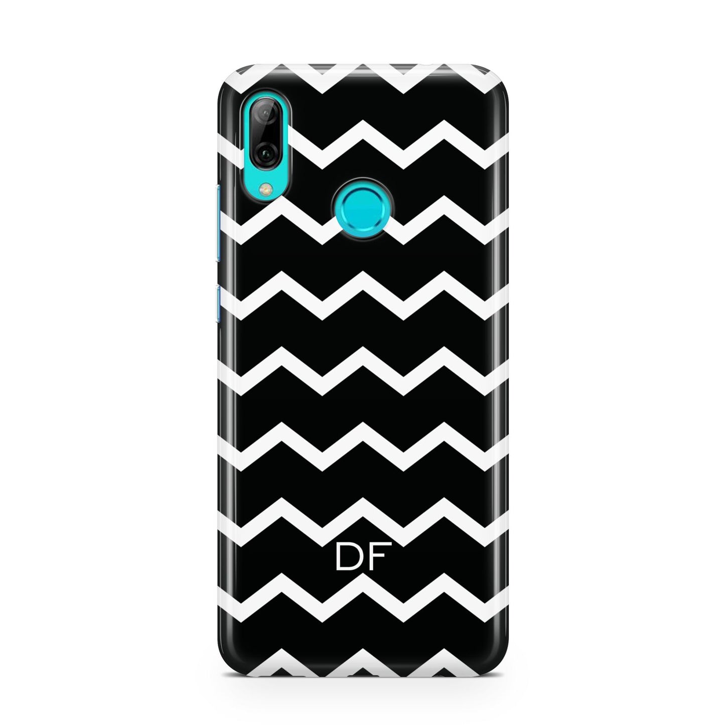 Personalised Chevron Black Huawei P Smart 2019 Case