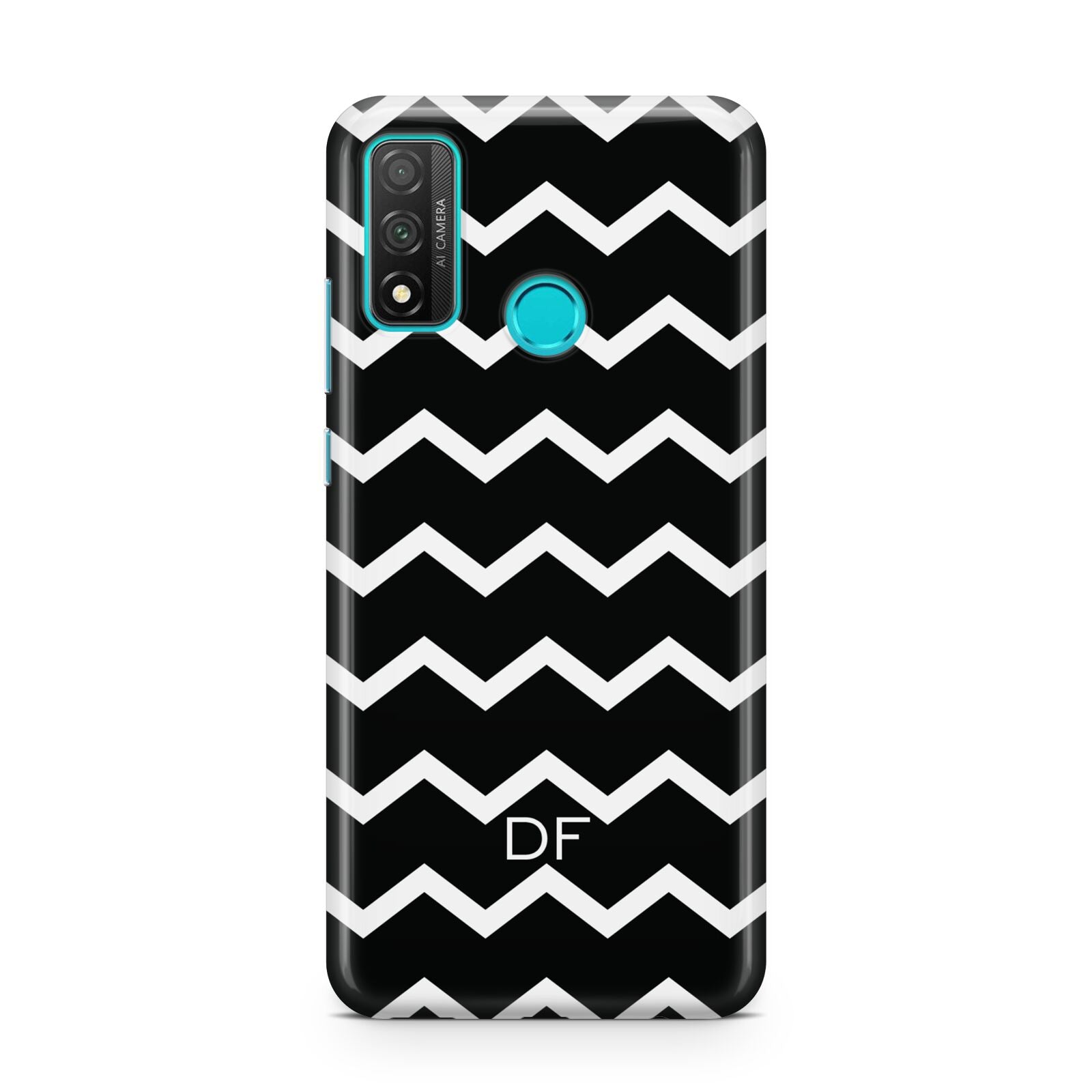 Personalised Chevron Black Huawei P Smart 2020