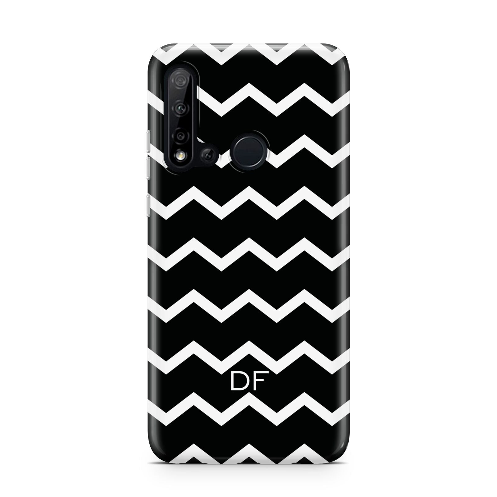Personalised Chevron Black Huawei P20 Lite 5G Phone Case