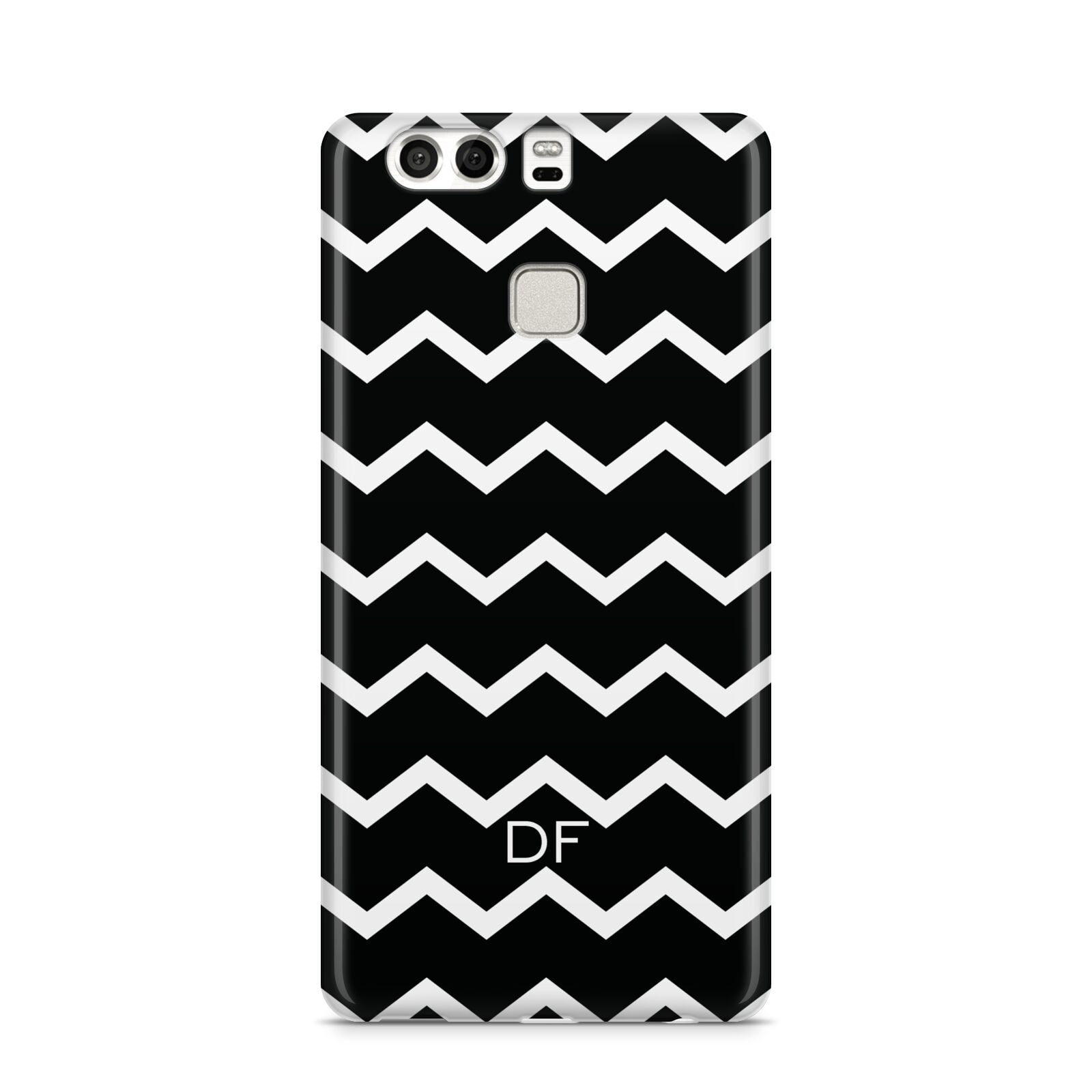 Personalised Chevron Black Huawei P9 Case