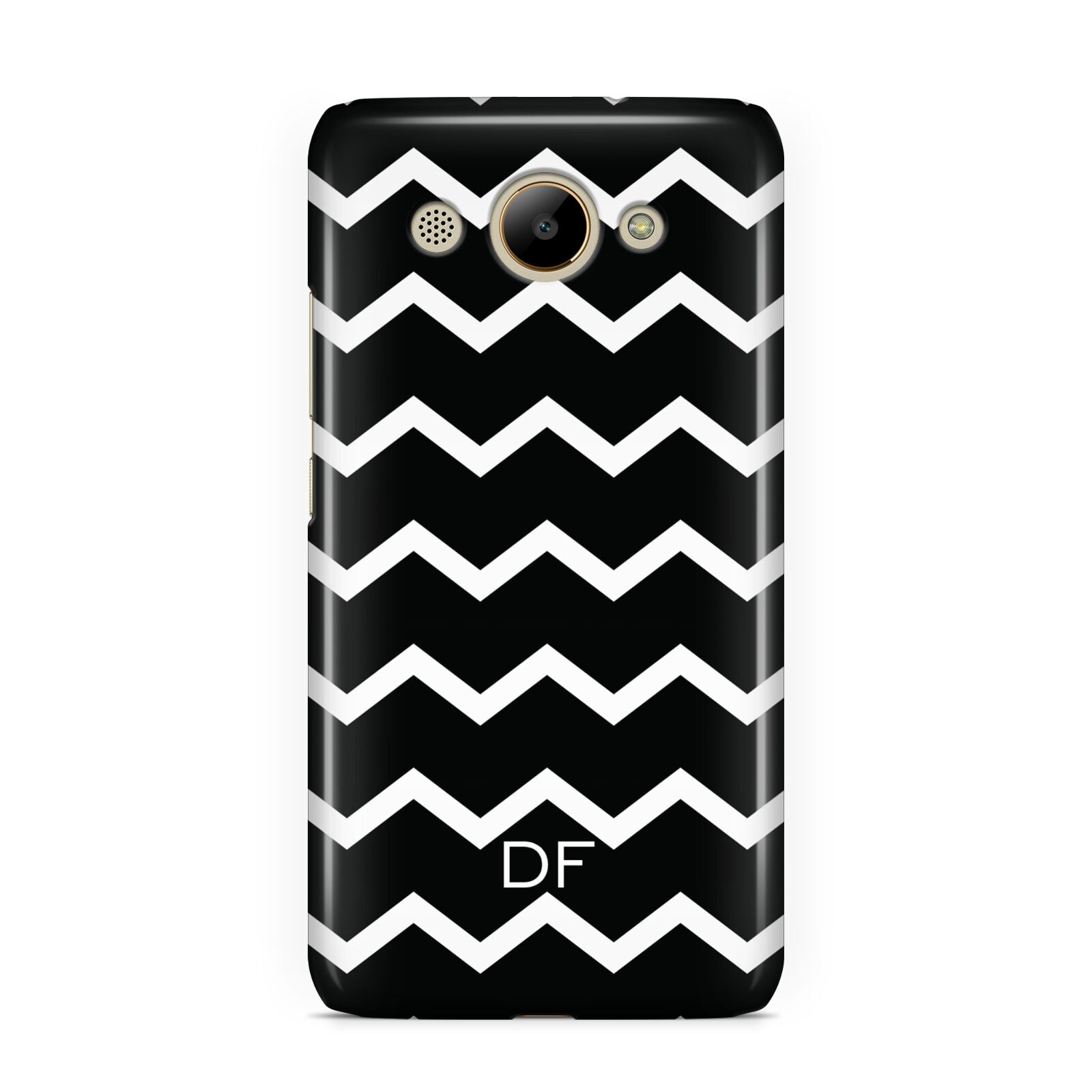 Personalised Chevron Black Huawei Y3 2017