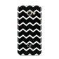 Personalised Chevron Black Samsung Galaxy A5 2017 Case on gold phone
