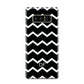 Personalised Chevron Black Samsung Galaxy Note 8 Case