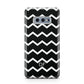 Personalised Chevron Black Samsung Galaxy S10E Case