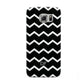 Personalised Chevron Black Samsung Galaxy S6 Case