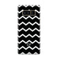 Personalised Chevron Black Samsung Galaxy S8 Case