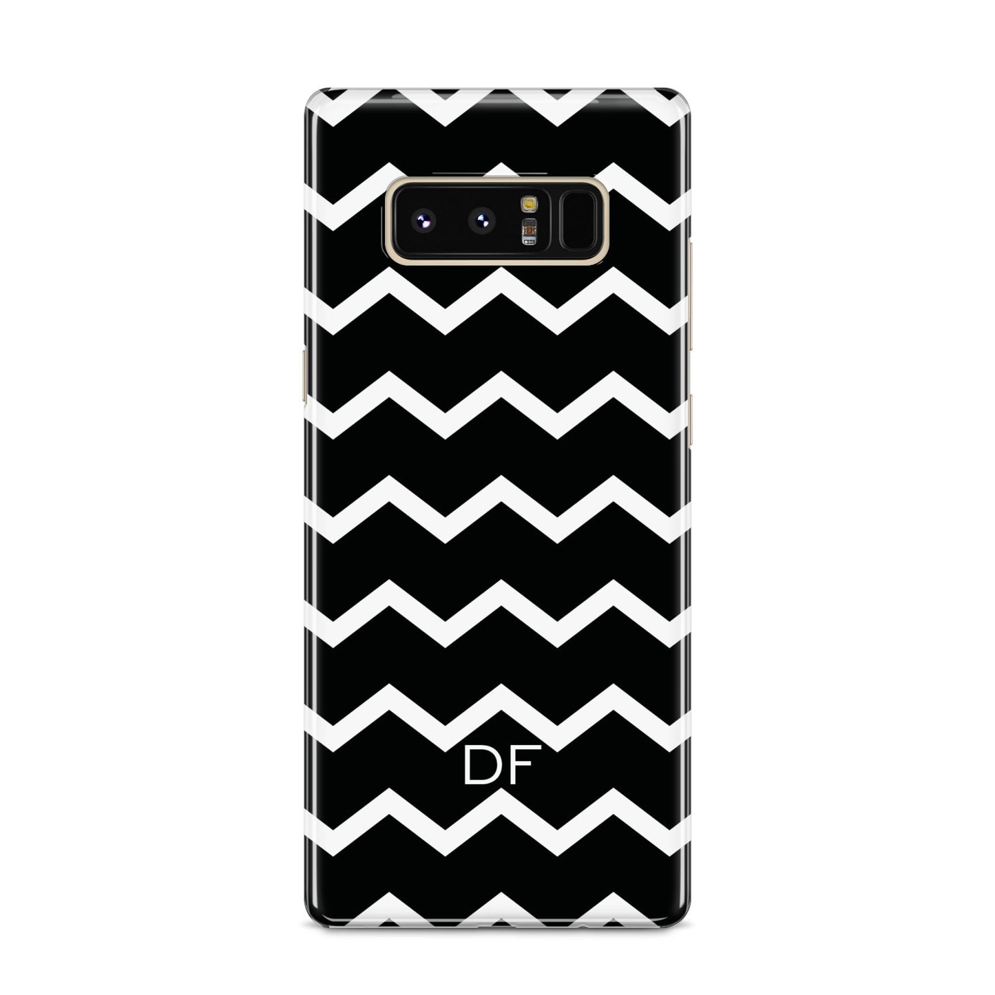 Personalised Chevron Black Samsung Galaxy S8 Case