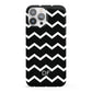 Personalised Chevron Black iPhone 13 Pro Max Full Wrap 3D Snap Case