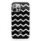 Personalised Chevron Black iPhone 13 Pro Max Full Wrap 3D Tough Case