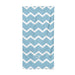 Personalised Chevron Blue Beach Towel