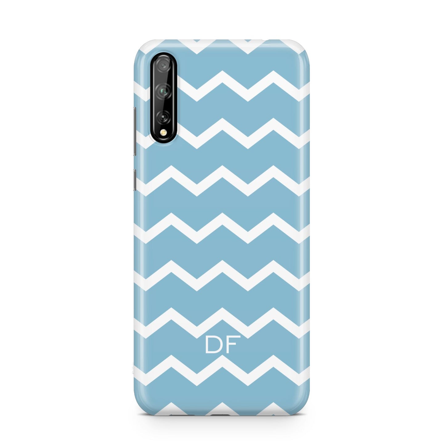 Personalised Chevron Blue Huawei Enjoy 10s Phone Case