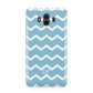 Personalised Chevron Blue Huawei Mate 10 Protective Phone Case