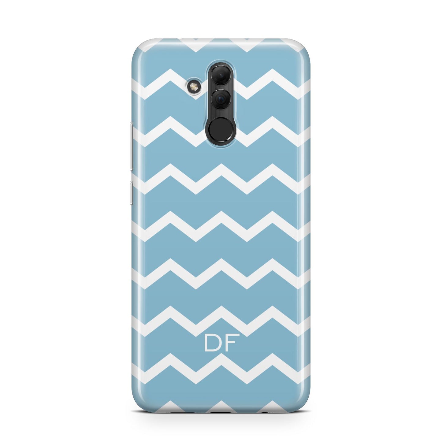 Personalised Chevron Blue Huawei Mate 20 Lite