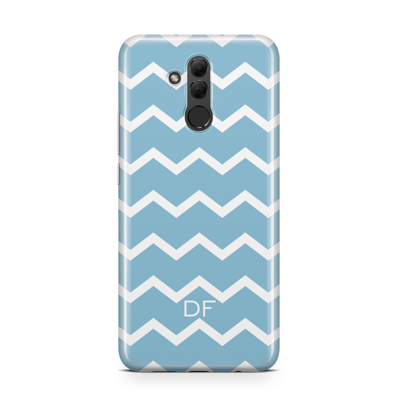 Personalised Chevron Blue Huawei Mate 20 Lite
