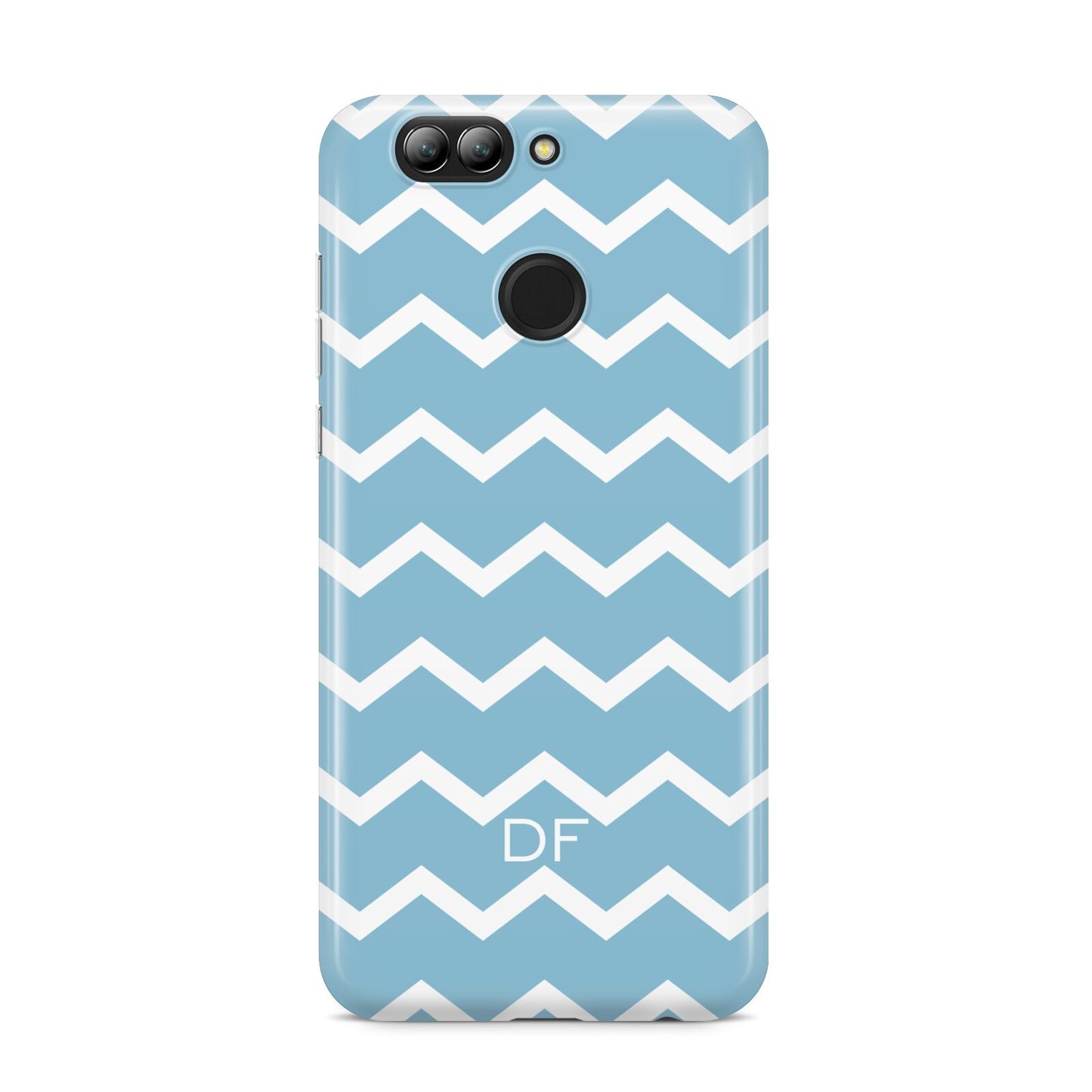 Personalised Chevron Blue Huawei Nova 2s Phone Case