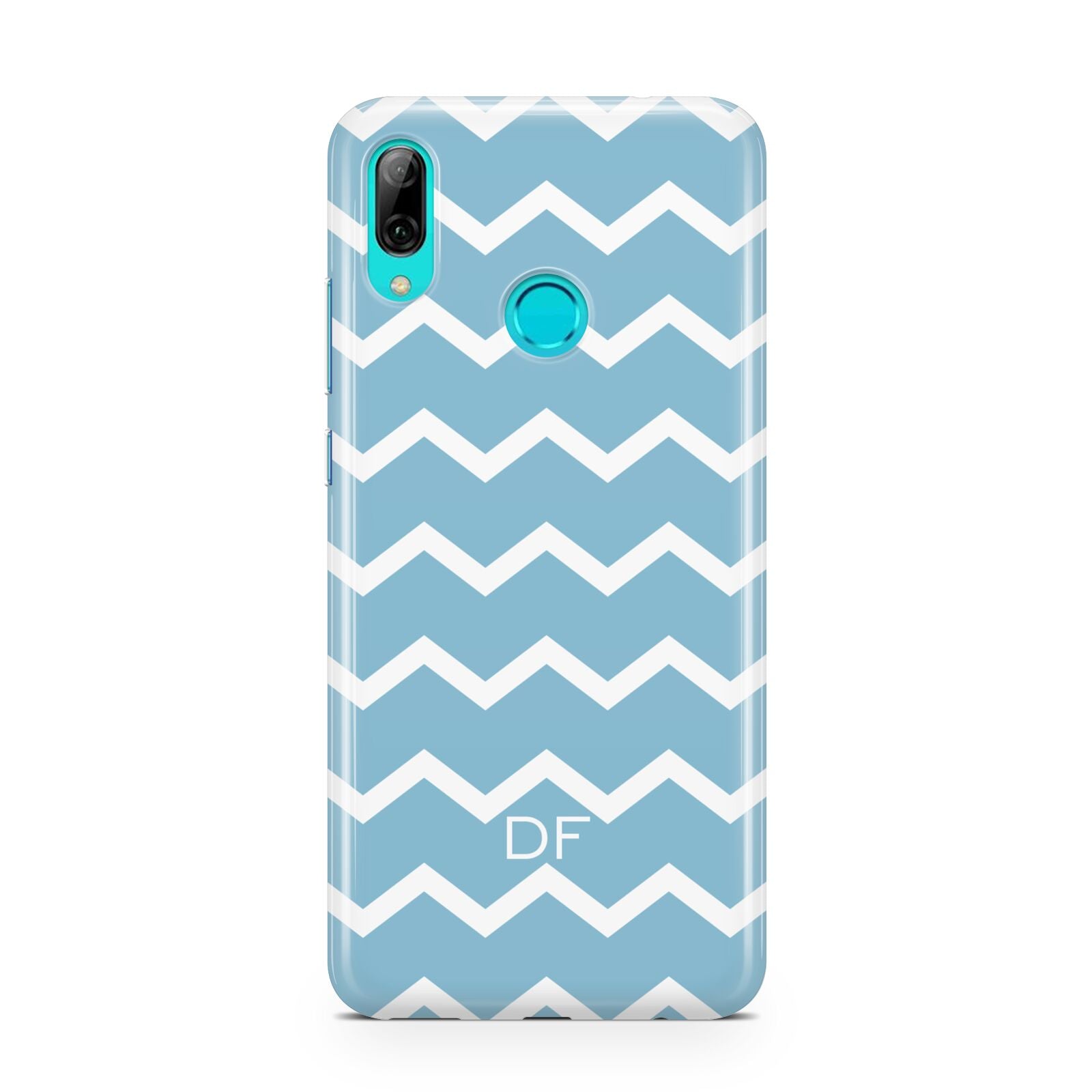 Personalised Chevron Blue Huawei P Smart 2019 Case