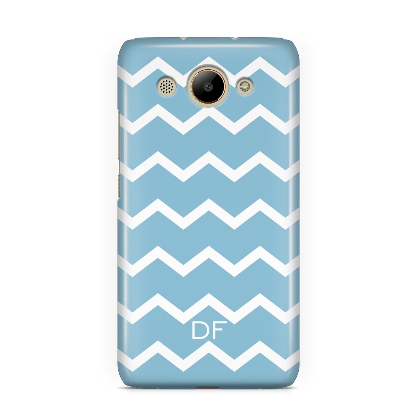 Personalised Chevron Blue Huawei Y3 2017