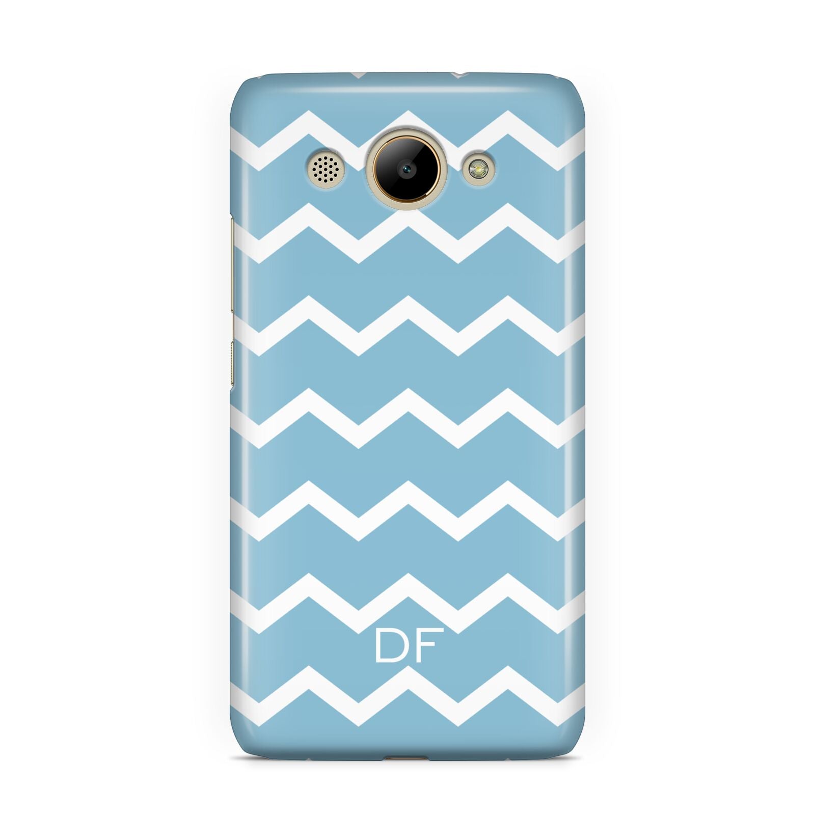 Personalised Chevron Blue Huawei Y3 2017