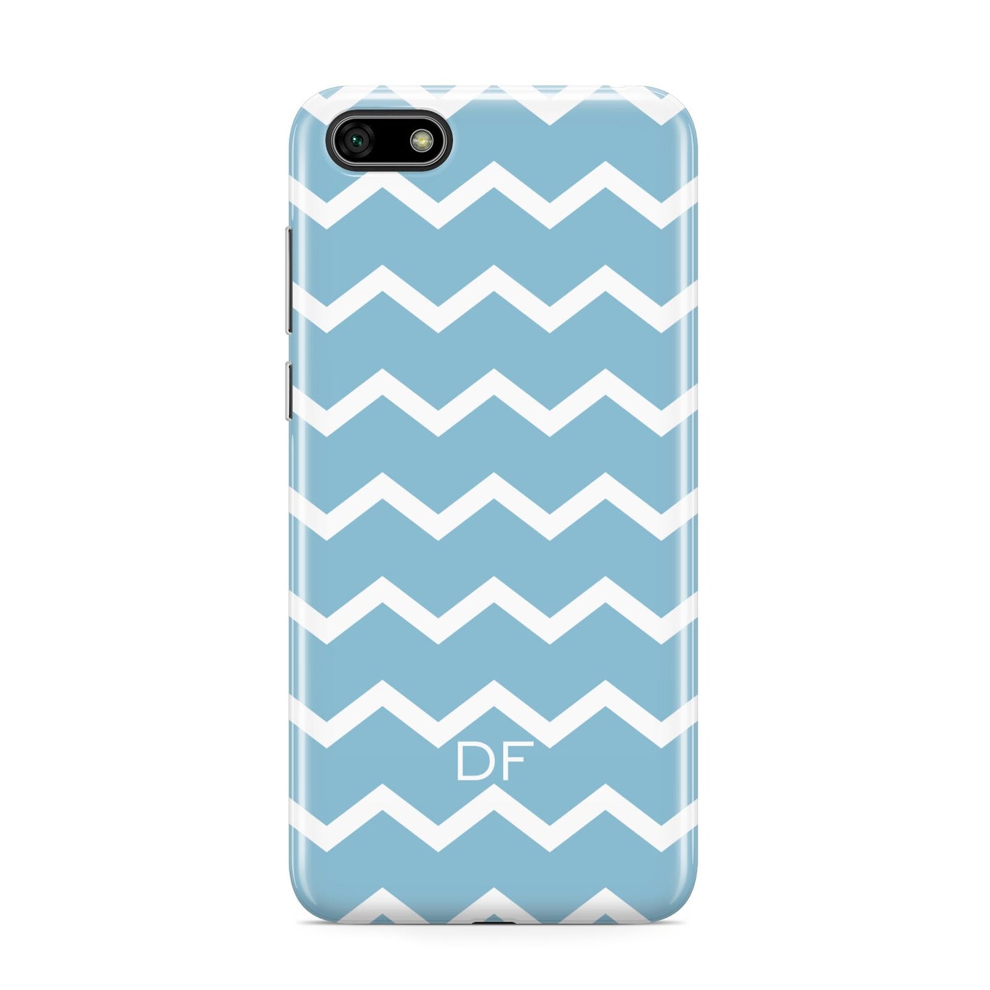 Personalised Chevron Blue Huawei Y5 Prime 2018 Phone Case
