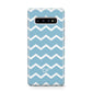 Personalised Chevron Blue Protective Samsung Galaxy Case