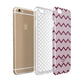 Personalised Chevron Burgundy Apple iPhone 6 3D Tough Case Expanded view