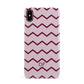 Personalised Chevron Burgundy Apple iPhone Xs Max 3D Snap Case
