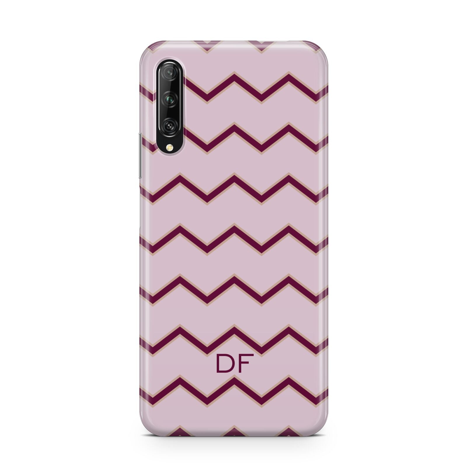 Personalised Chevron Burgundy Huawei P Smart Pro 2019