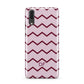 Personalised Chevron Burgundy Huawei P20 Phone Case