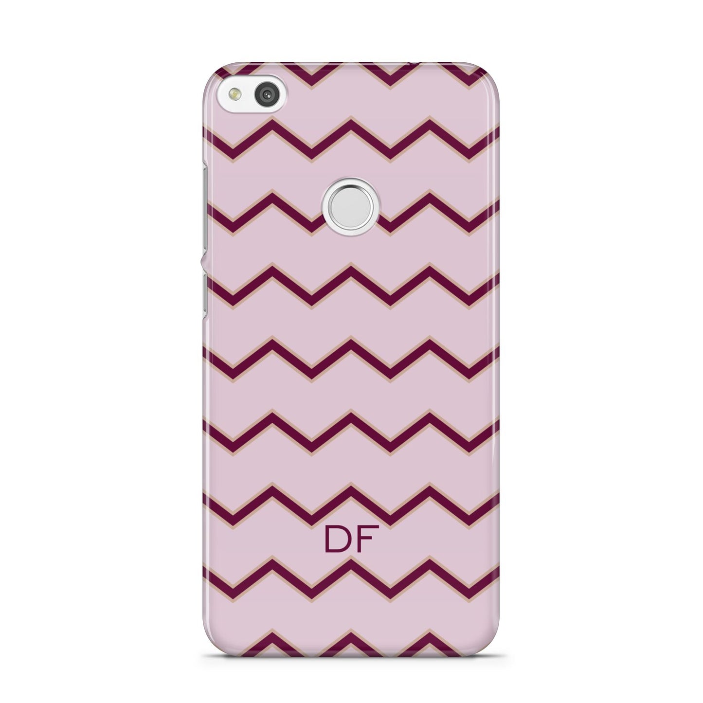 Personalised Chevron Burgundy Huawei P8 Lite Case