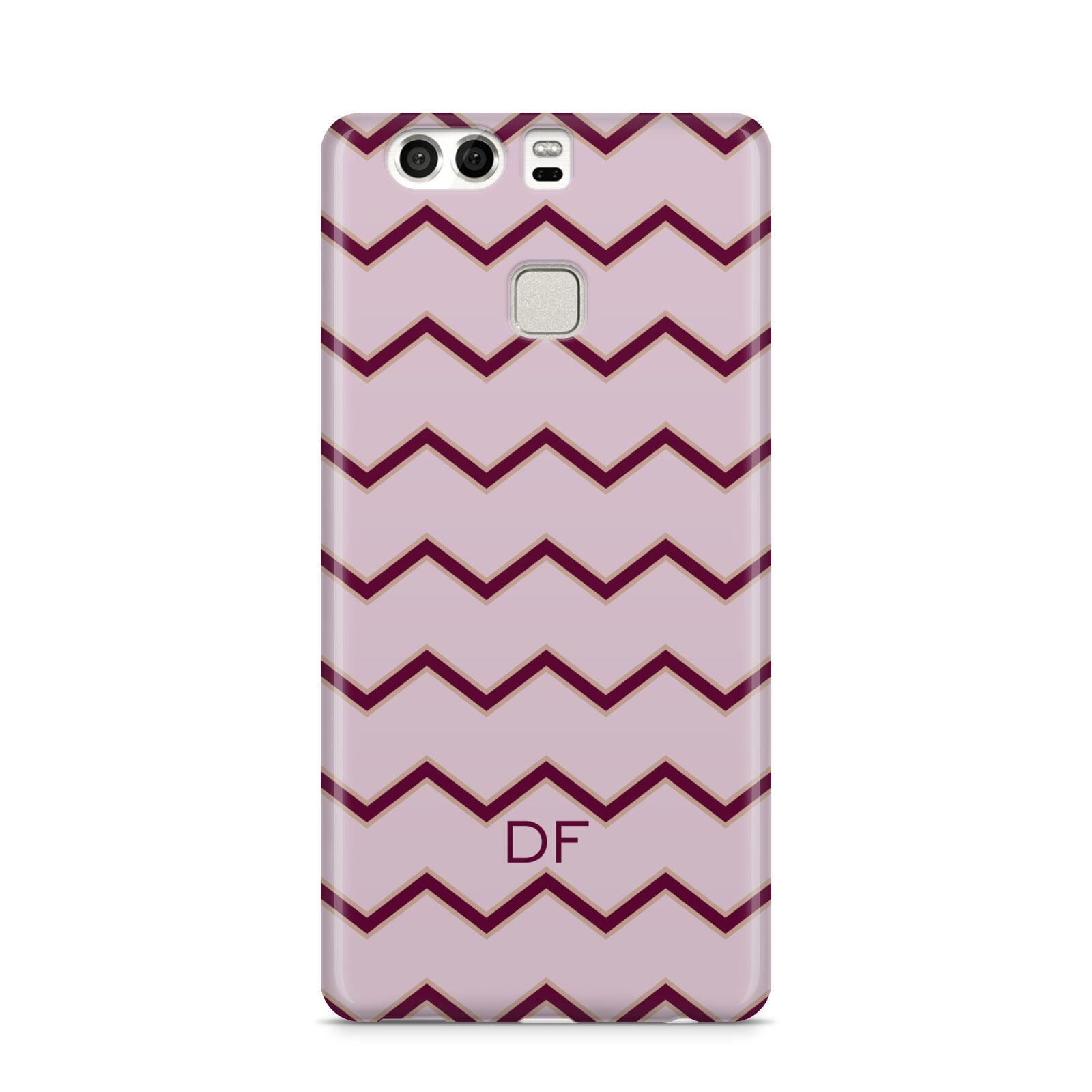 Personalised Chevron Burgundy Huawei P9 Case