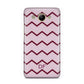 Personalised Chevron Burgundy Huawei Y3 2017