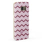 Personalised Chevron Burgundy Samsung Galaxy Case Fourty Five Degrees