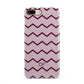 Personalised Chevron Burgundy iPhone 8 Plus 3D Snap Case on Gold Phone
