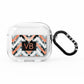 Personalised Chevron Marble Initials AirPods Clear Case 3rd Gen