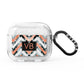 Personalised Chevron Marble Initials AirPods Glitter Case 3rd Gen