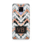 Personalised Chevron Marble Initials Huawei Mate 20X Phone Case
