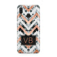 Personalised Chevron Marble Initials Huawei Nova 3 Phone Case