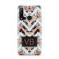Personalised Chevron Marble Initials Huawei P20 Lite 5G Phone Case
